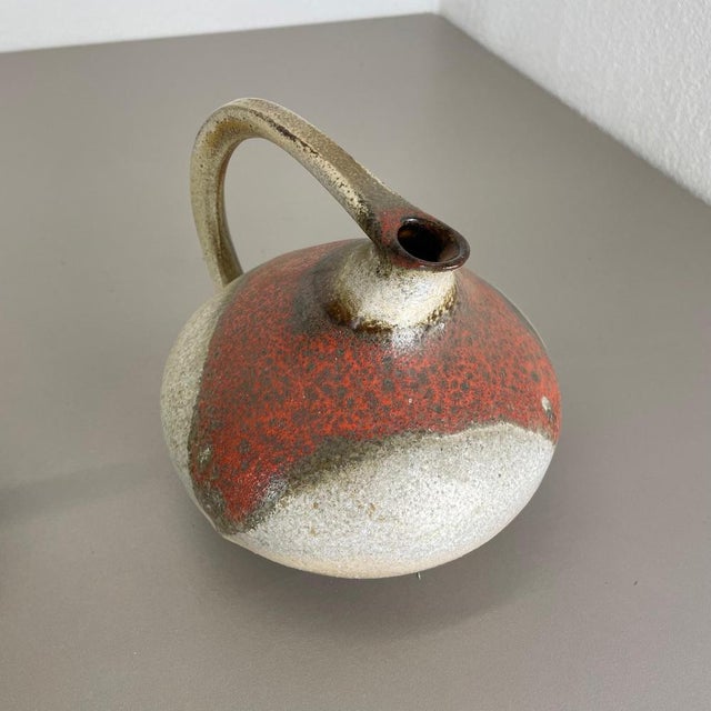 Pottery Vases 313 attributed to Kurt Tschörner Ruscha, Germany, 1960s, Set of 2 For Sale - Image 11 of 18