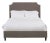 Reagan Queen Bedframe, Mushroom Velvet For Sale