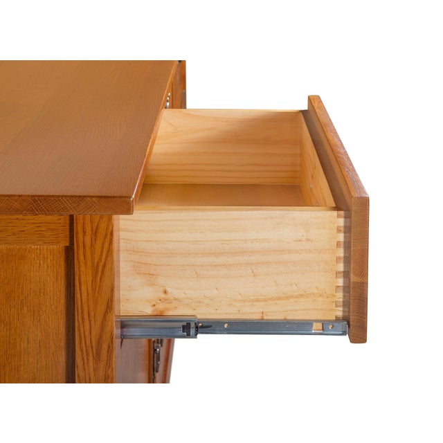 Mission 3 Door & 3 Drawer Sideboard - 70 For Sale - Image 14 of 15