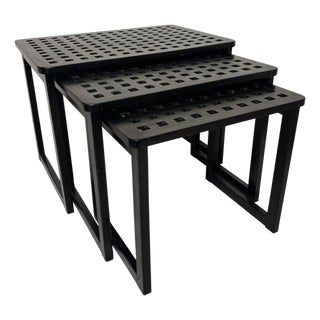 Nesting Tables by Marc Berthier, 1980, Set of 3 For Sale