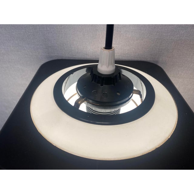 Space Age Dice Ceiling Lamp in Black by Lars Schioler for Hoyrup Lamper, 1970s For Sale - Image 11 of 18