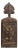 Vintage Unique Dogon Hand Carved Wooden Box Mali 18.5" H For Sale
