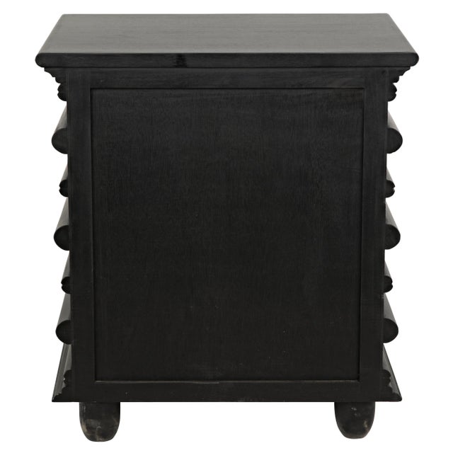 With a design inspired by the jacket of a classic first edition, this handsome, handcrafted mahogany side table features...