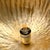 Gold Torchère Style Hammered Brass Floor Lamp, Italy, 2000 For Sale - Image 8 of 9