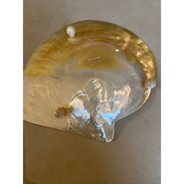 Abstract 1990s G Lorenzi Milan Mop Caviar Serving Dish For Sale - Image 3 of 4