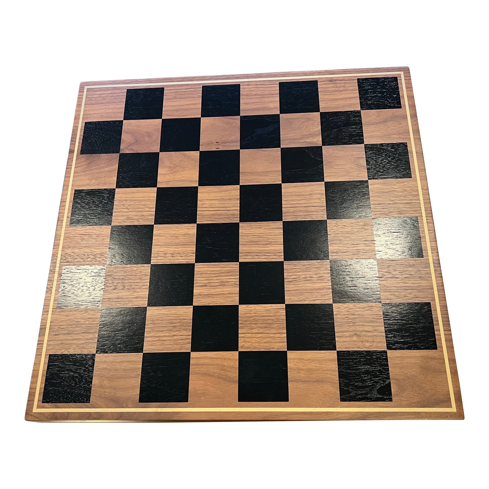 Late 20th Century Linley Mayfair Wood Table Top Chess Board Game Set ...