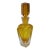 Mid 20th Century Mid Century Modern Italian Murano Yellow Sommerso Glass Decanter Bottle Stopper For Sale