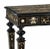 19th Century Italian Table in Ebonized Wood and Engraved Inlays For Sale - Image 3 of 6