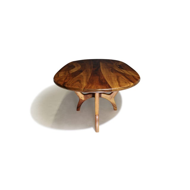 Mid 20th Century Handcrafted Solid Koa Wood Dining Table – Studio Craft Design For Sale In San Francisco - Image 6 of 12