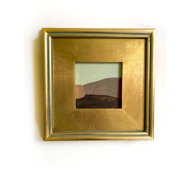 "Horizons" Pair of Framed Mini Paintings by Jessalin Beutler For Sale - Image 4 of 6