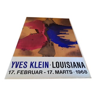 Louisiana Poster after Yves Klein, 1968 For Sale