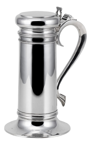 20th Century American Silver Tankard Cocktail Shaker, New York, 1900s