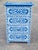 Wood Hand‑Painted Moroccan Nightstand / Blue and White Zoua9 Woodwork For Sale - Image 7 of 7