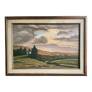 Early 2000s Original Acrylic on Canvas, Former Kruizenga Art Museum Collection - Holland, MI For Sale