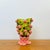 Medium nugget vase in liquid resin, antique pink and transparent green. The vase is new, therefore in excellent condition,...
