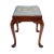 American Queen Anne Style Slip Seat Mahogany Stool, 1900-50 For Sale - Image 4 of 13