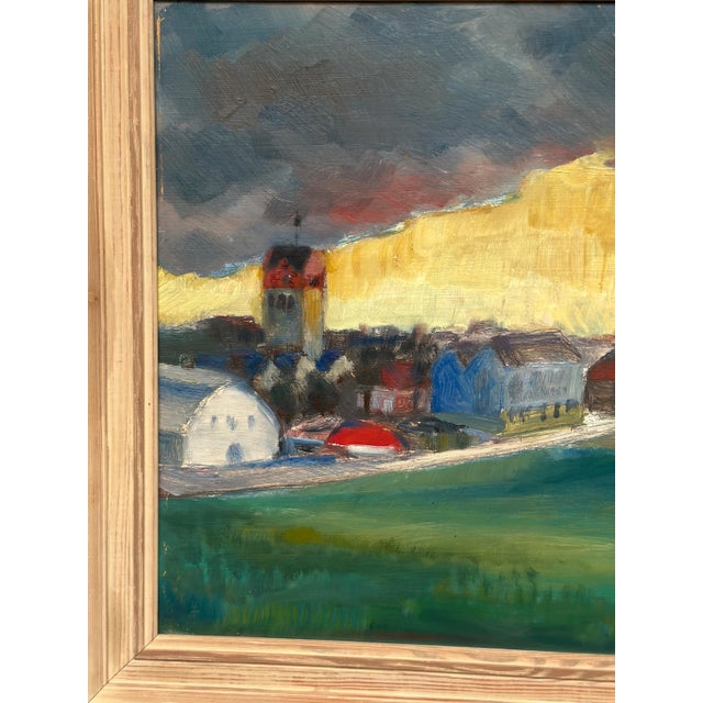 A.G., Village, 1948, Oil on Panel For Sale - Image 16 of 18