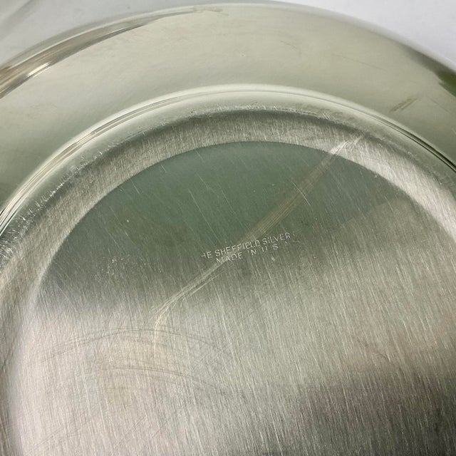 Mid-Century Hollywood Regency English Traditional Covered Silverplate Casserole With Glass Insert For Sale - Image 11 of 11