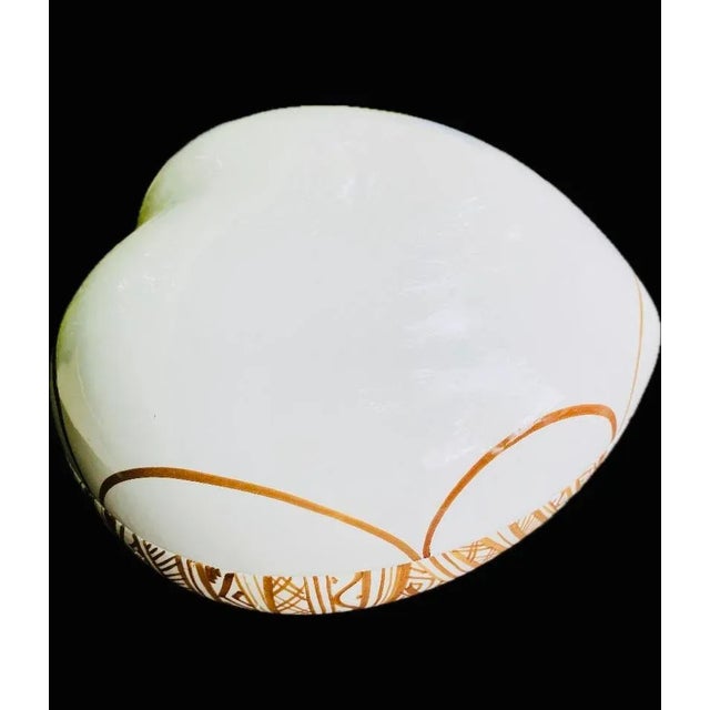 Italian Large Heart Shaped Porcelain Box Sign For Sale In Miami - Image 6 of 8