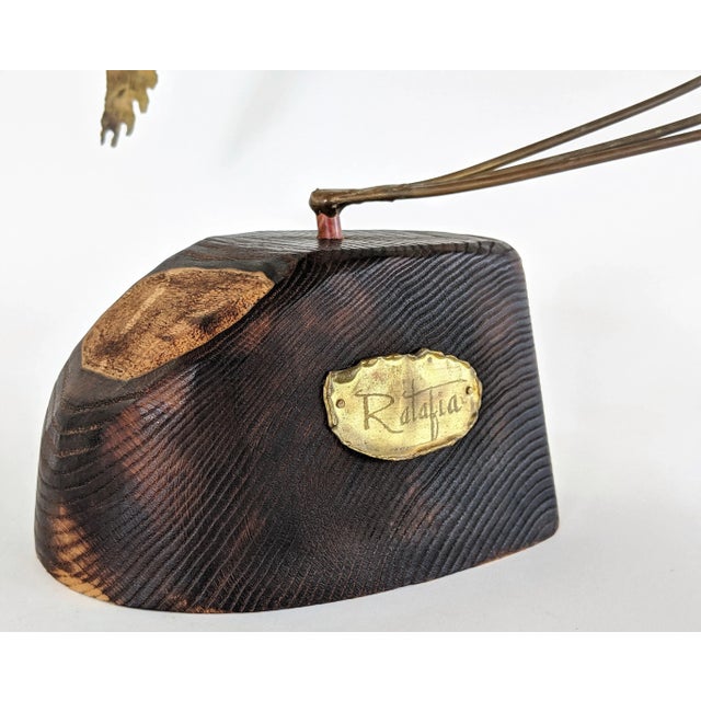 Flying Seagulls Brass Table Sculpture by Ratafia For Sale - Image 9 of 11