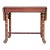 Antique Table Desk: Warm Red Lacquer and Gilt Chinoiserie French Table / Writing Desk For Sale