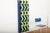 Wooden Wall Relief with Beams Painted Blue & Geometric Central Parts Painted Green/Yellow, 1950s For Sale - Image 10 of 14