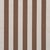 Sample - Schumacher Madison Wide Stripe Fabric In Brown For Sale