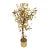 1970s Vintage Brass Decorative Tree Sculpture For Sale