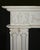 White Marble Fireplace Mantel - Georgian Style - 19th Century For Sale - Image 9 of 11