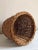 Wood Mid-20th Century Wicker Planter Basket For Sale - Image 7 of 11