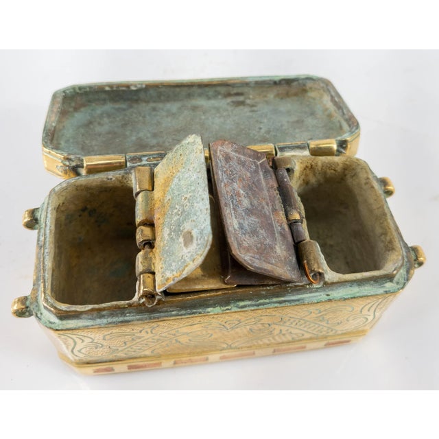 Mid 20th Century South East Asian Bronze and Copper Betel Nut Box For Sale - Image 10 of 12