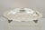 Vintage English Sheffield Meat Cutlery Serving Platter Tray "ASC" Monogram. Circa Early 20th Century. Measurements: 2" H x...