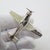 Silver Vintage Italian Handmade Genuine Silver Airplane Figurine, 1980s For Sale - Image 8 of 13