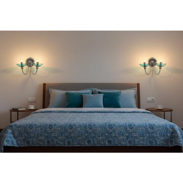 Vintage Wall Lights from Fontana Arte, 1970s, Set of 2 For Sale - Image 9 of 10