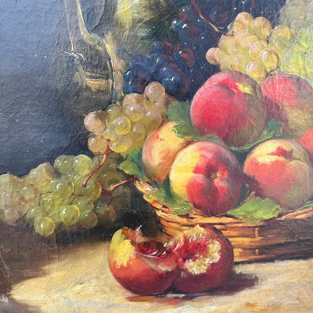 Alfred-Arthur Brunel De Neuville, Bodegón De Frutas, 1800s, Oil on Canvas For Sale - Image 5 of 18