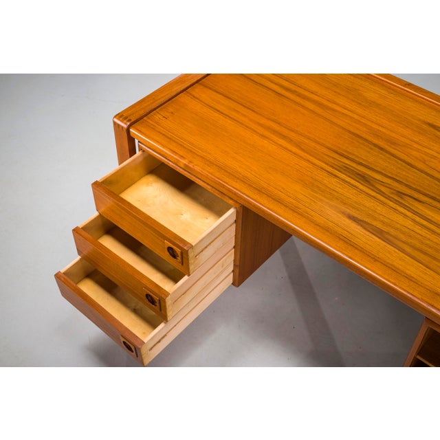 Wood Desk from H. P. Hansen, 1960s For Sale - Image 7 of 18