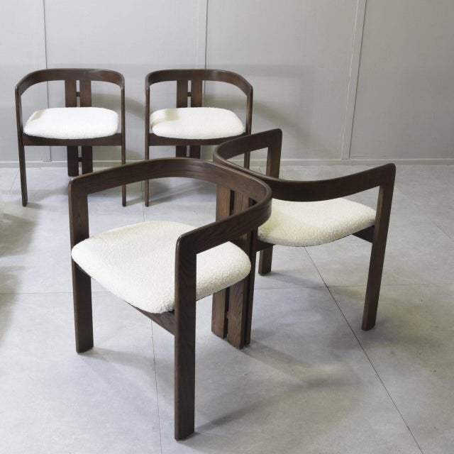 Afra & Tobia Scarpa Chairs in the style of Afra and Tobia Scarpa, 1980s, Set of 6 For Sale - Image 4 of 12