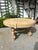 Rustic European Vintage Round Carved Wood Coffee Table With Tiled Inlay Top For Sale - Image 3 of 16
