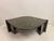 1980s Vintage Sculptural Eye Shaped Coffee Table in Fossil Marble, 1980s For Sale - Image 5 of 15