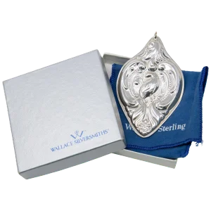 1988 Wallace Sterling Silver Grande Baroque Ornament in Box