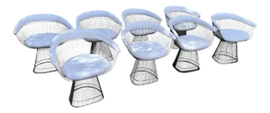 Warren Platner Armchair. - Set of 8