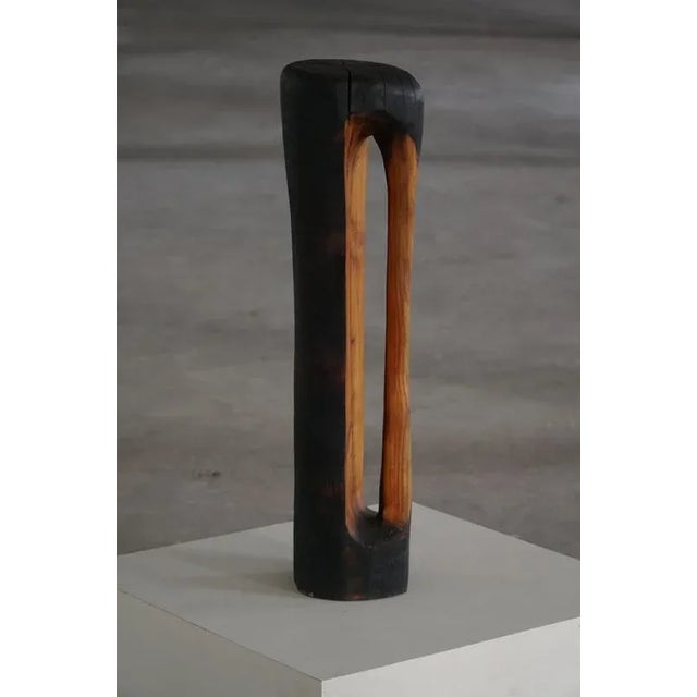 1990s Large Wooden Sculpture by Ole Wettergren, 1990s For Sale - Image 5 of 18