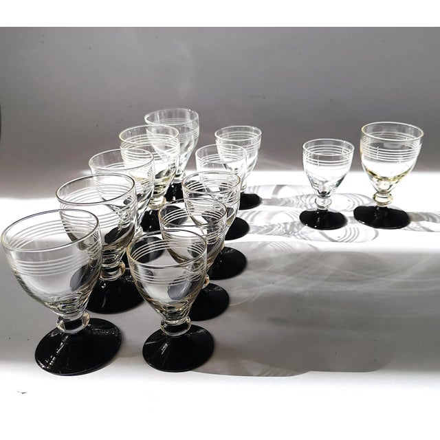 Holmegaard Series Shot Glasses from Hørsholm, Denmark, 1940s, Set of 6 For Sale - Image 9 of 10