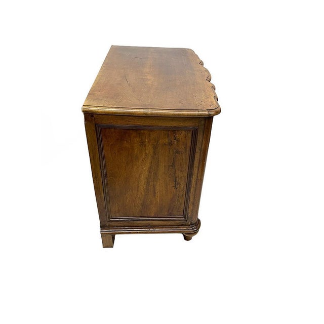 18th Century Dutch Walnut Organ Curved Chest of Drawers For Sale - Image 14 of 18