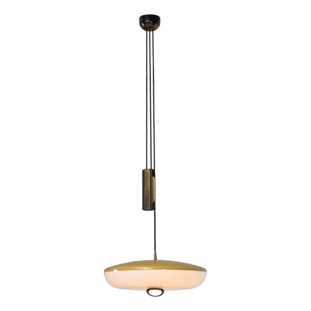 Model 1177 Pulley Pendant in Acrylic Glass and Aluminum from Stilnovo, Italy, 1960s For Sale