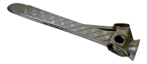 Scandinavian Modern Silver Cigar Cutter with Harlequin, 1950s