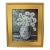 Impressionist Floral Bouquet Painting by Ruth Arenz Including the Antiqued Gold Wood Frame For Sale