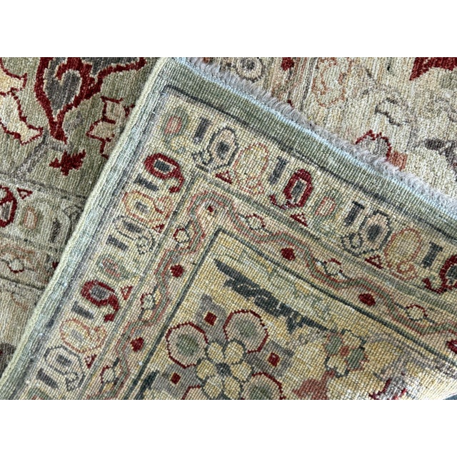 12 Ft X 18 Ft Sultanabad Design Traditional Wool Area Rug For Sale - Image 4 of 12