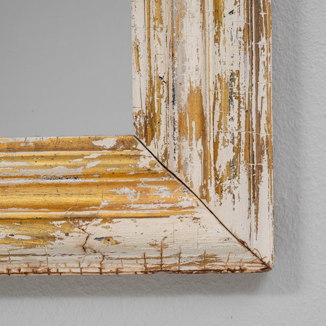 Wood 1880s French Wood Patinated Mirror For Sale - Image 7 of 18