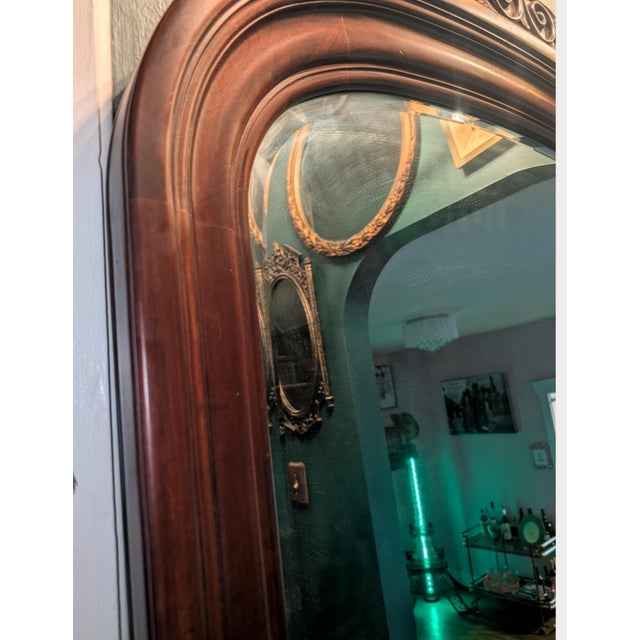 Pennsylvania House Grand Full-Length Mirror: 37x80 Vintage Chinoiserie Grandeur For Sale - Image 16 of 16